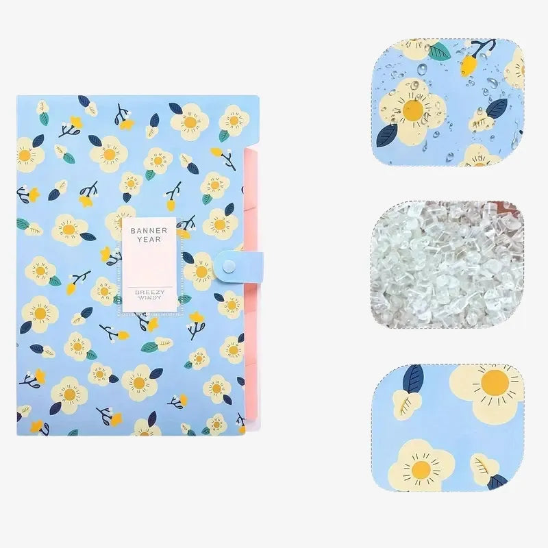 Bloomy File Accordion Binder