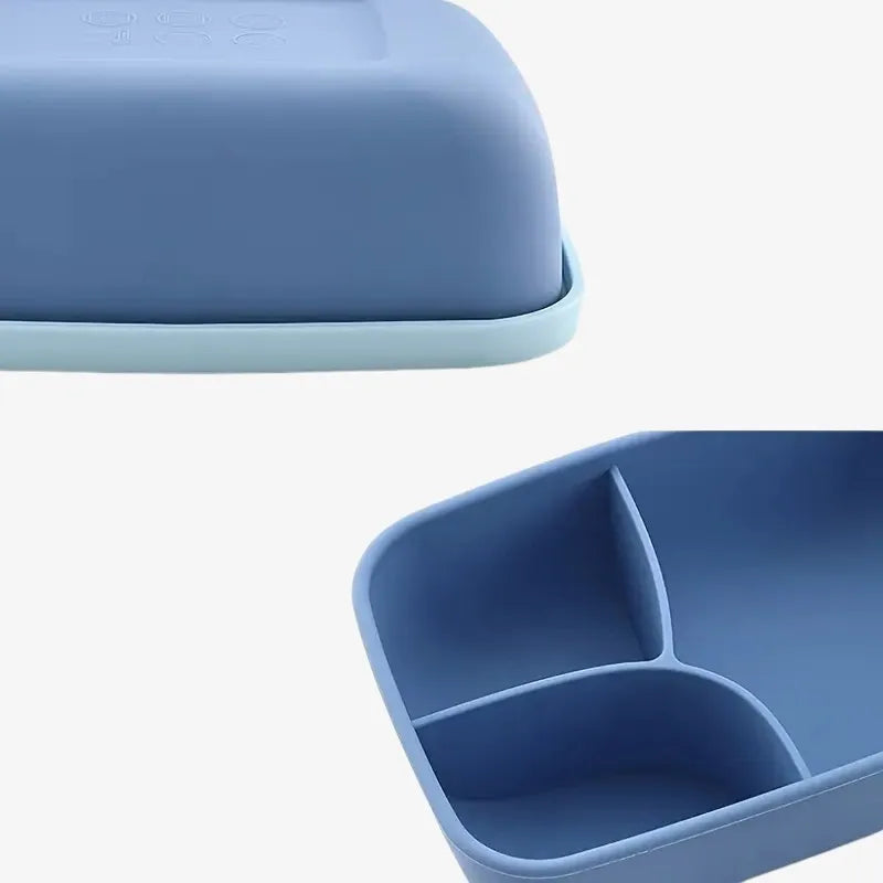 Lunchbox Bleu Minimaliste