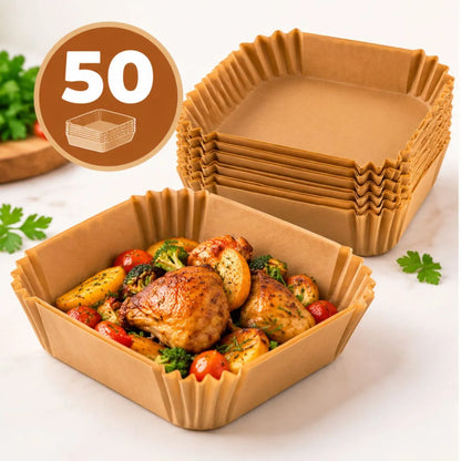 50 Pièces Papier cuisson spécial airfryer