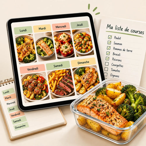 Planning repas de la semaine & liste de courses