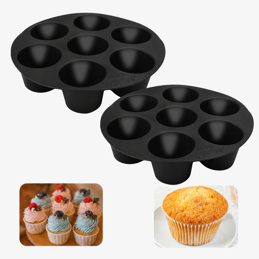 Moule à Muffins en Silicone réutilisable pour Airfryer
