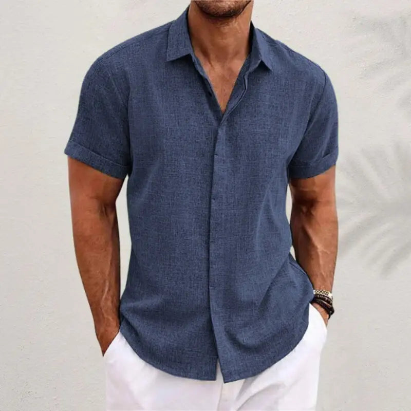 Lightweight Linen Shirt – BreezeFit™