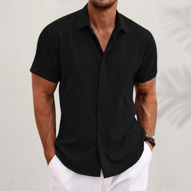Lightweight Linen Shirt – BreezeFit™