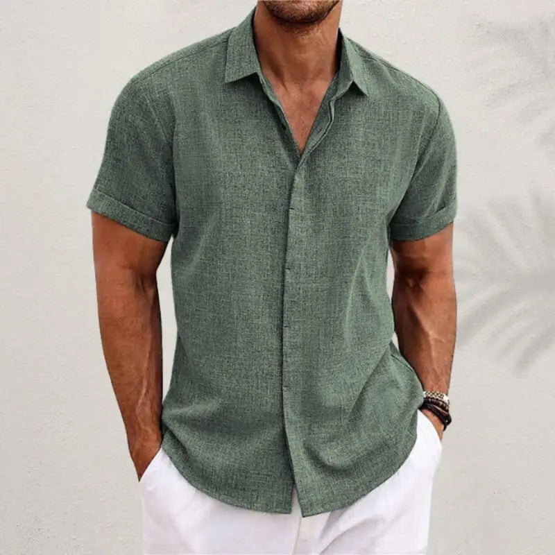 Lightweight Linen Shirt – BreezeFit™